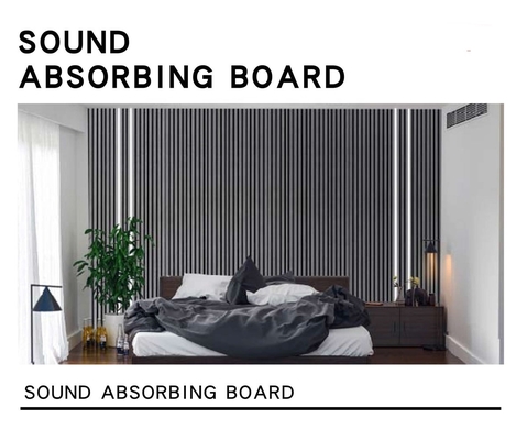 Qualidade Custom MDF Acoustic Wall Panels Soundproof Wood Veneer Office Decor fábrica