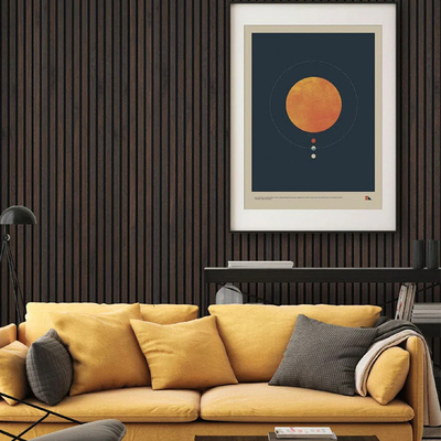 Ποιότητα Lightweight MDF Wood Slat Acoustic Panels Soundproof Wall Decor εργοστάσιο