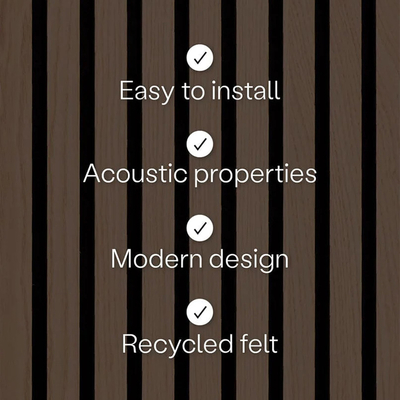 Качество MDF Black Oak Acoustic Wall Panels Soundproof Moisture-Proof Фабрика