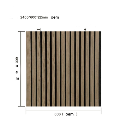 Ποιότητα Eco-Friendly Wood Slat Acoustic Panel for Sound Insulation εργοστάσιο