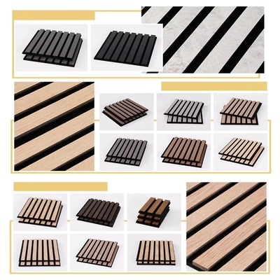 Ποιότητα Modern Acoustic Wood Wall Panels Soundproof Eco-Friendly MDF εργοστάσιο