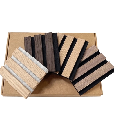 Качество Modern Wooden Slat Acoustic Panel 21mm HPL Finish Soundproofing Фабрика
