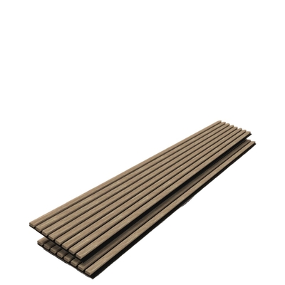 Ποιότητα 21mm Rustic Wooden Acoustic Slat Wall Panels with HPL Finish εργοστάσιο