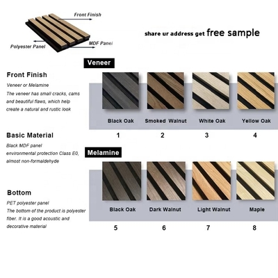 품질 Modern Wooden Slat Acoustic Panel 21mm for Sound Insulation 공장