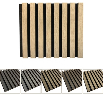 品質 Modern Wooden Slat Acoustic Panel 21mm for Soundproofing 工場