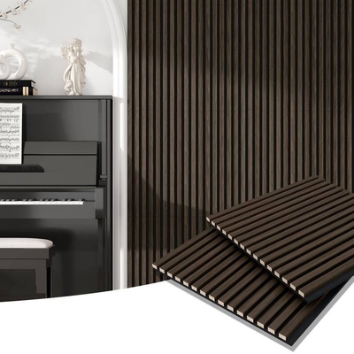 Ποιότητα 22mm Acoustic Wood Veneer Wall Panels for Soundproofing εργοστάσιο
