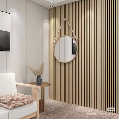 Ποιότητα Modern Wooden Slat Acoustic Panel for Soundproofing Indoor Walls εργοστάσιο