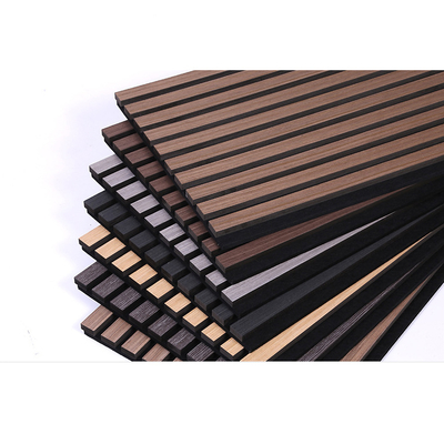 Quality Modern Wooden Slat Acoustic Panel for Soundproofing Indoor Walls factory