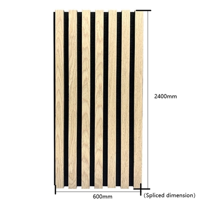 Качество Modern Wooden Slat Acoustic Panel 2400x600mm Waterproof Soundproof Фабрика