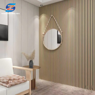 Качество Modern Wooden Slat Acoustic Panel 2400x600mm Waterproof Soundproof Фабрика