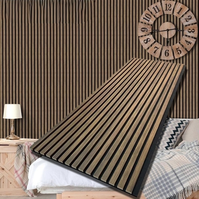 Calidad MDF Wood Acoustic Panels for Hotels Soundproofing Modern Design fábrica