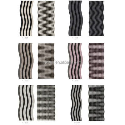 Qualidade Modern Wood Grain PVC Acoustic Panel for Indoor Wall Ceiling Soundproofing fábrica