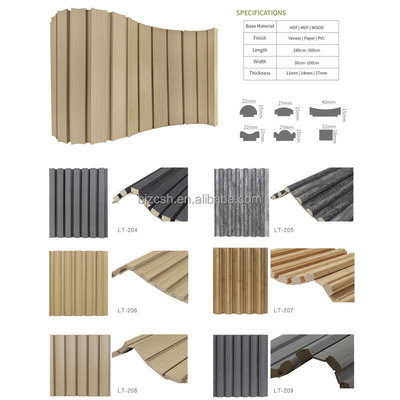 Qualità Customizable Modern Wood Acoustic Panels 0.8 NRC Soundproofing fabbrica