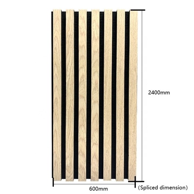 Qualità Modern Wooden Slat Acoustic Panel 21mm for Soundproofing fabbrica