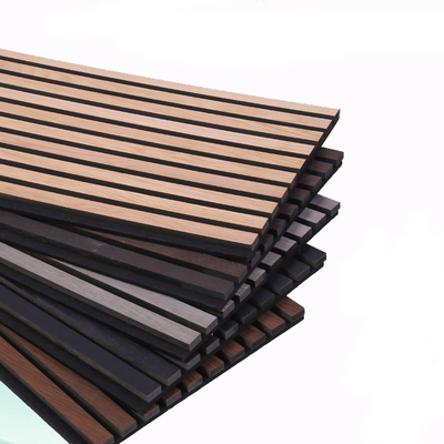 Качество Modern Wooden Slat Acoustic Panel 2400x600mm Waterproof Soundproofing Фабрика