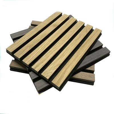 Quality Wooden Slat Acoustic Panel 21mm Waterproof Soundproof Wall Panel factory