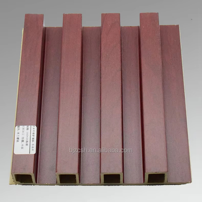 Qualità WPC Wood Veneer Wall Panel Moisture Proof Waterproof 160x25 fabbrica
