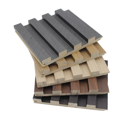Quality WPC Wood Veneer Wall Panel Moisture Proof Waterproof 160x25 factory