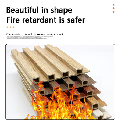 Qualität Custom WPC Grille Wall Panel B1 Flame Retardant Eco-Friendly Fabrik