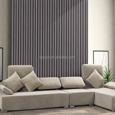 Qualität Modern WPC Bamboo Fiber Grille Wall Panel Waterproof Fireproof Fabrik
