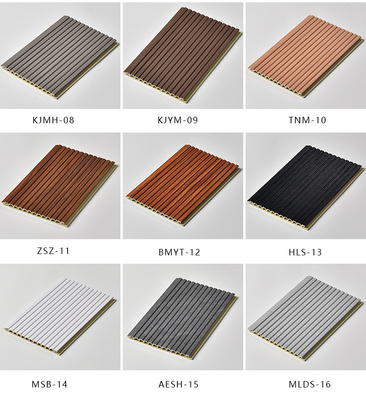 Calidad PVC Floral WPC Wall Panel Moisture-Proof Fireproof Easy Installation fábrica
