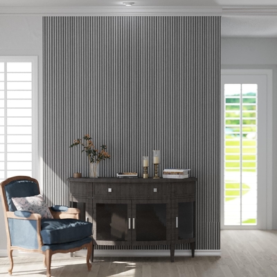 Ποιότητα Eco-Friendly Fireproof WPC Grille Wall Panels for Living Room εργοστάσιο