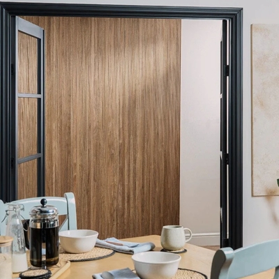 Quality WPC Wood Grille Panel 160x25cm Moisture-Proof Soundproof Wall Panel factory