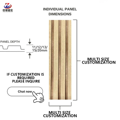 Качество WPC Bamboo Wood Wall Panel Moisture Proof Soundproof 160x25cm Фабрика