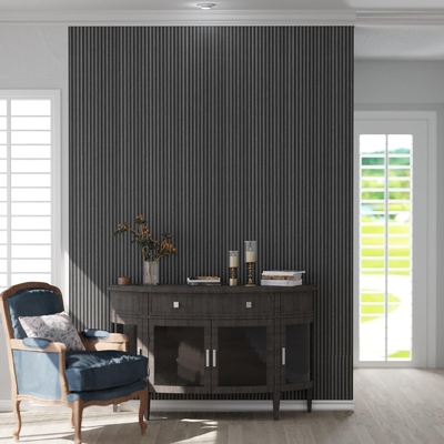 Ποιότητα WPC Fire Retardant Wood Grill Wall Panels Moisture-Proof εργοστάσιο