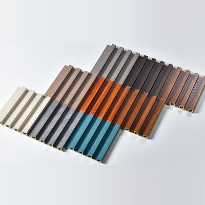 Quality B1 Fire Retardant WPC Bamboo Slat Wall Cladding 160mm x 3M factory
