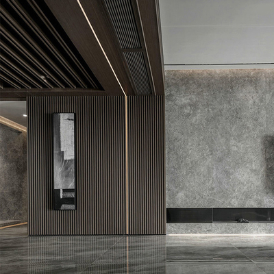 Calidad B1 Fire Retardant WPC Wall Panels Moisture-Proof Modern Design fábrica