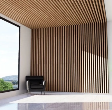 Ποιότητα Modern WPC Bamboo Wall Panel 160mm x 3M Moisture-Proof Interior Cladding εργοστάσιο