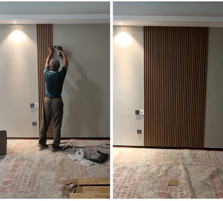 Качество Modern WPC Wall Panels Moisture-Proof PVC Sheet for Interior Decoration Фабрика