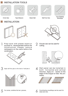 Качество Modern WPC Wall Panel Waterproof Fireproof Indoor Decoration Фабрика