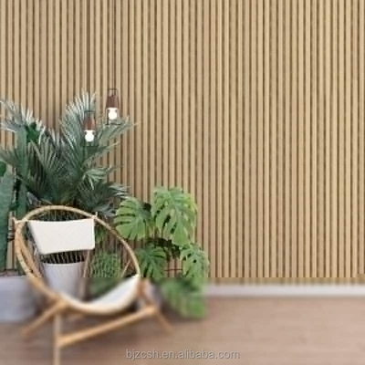 Qualidade WPC Indoor Grille Wall Panel Moisture-Proof Fireproof 2.7M fábrica