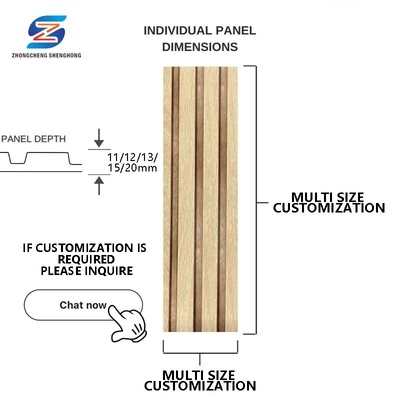 Качество Waterproof WPC Wall Panel Soundproof MDF Cypress Wood Acoustic Фабрика