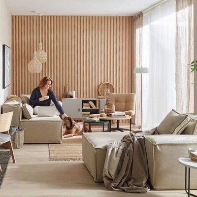 Modern WPC Wall Panel 160mm x 3M Moisture-Proof Indoor Cladding