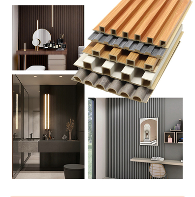 Custom Color WPC Wall Panel Indoor Waterproof Modern 160x24