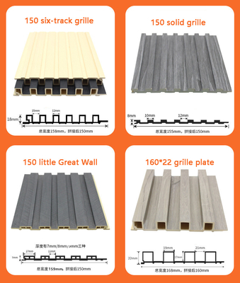 Qualité WPC Indoor Wall Panel Waterproof Soundproof Decorative Panel usine