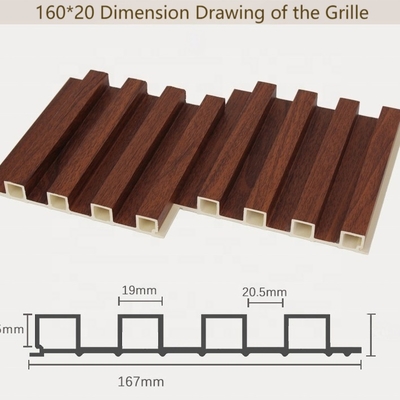 Qualidade WPC 3D Wall Panel Moisture-Proof Sound-Absorbing Indoor Decoration fábrica