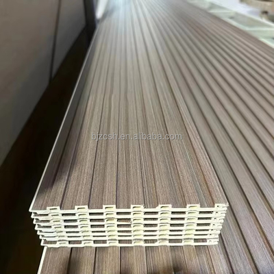 Qualidade WPC 3D Wall Panel Moisture-Proof Sound-Absorbing Indoor Decoration fábrica