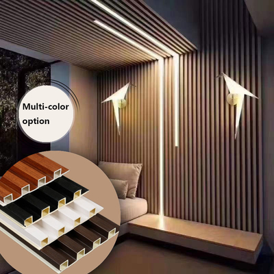 Quality WPC Wall Panel Waterproof Soundproof Custom Color Indoor Cladding factory
