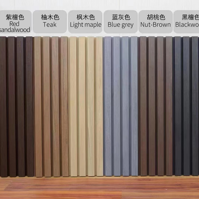 品質 Customizable WPC Wall Panel Moisture-Proof Fireproof Modern Design 工場
