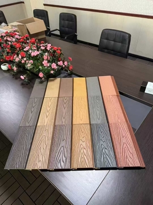品質 Customizable WPC Wall Panel Moisture-Proof Fireproof Modern Design 工場
