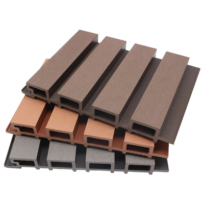 Outdoor WPC Wall Panels Fluted Design Moisture-Proof Fireproof