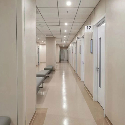 Qualità WPC Exterior Wall Panel PVC Wooden Decorative for Office Hospital fabbrica
