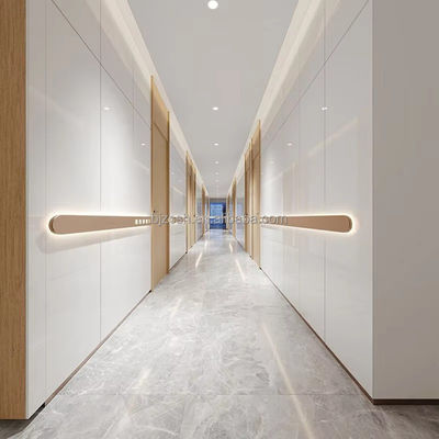 Ποιότητα Custom 5mm 8mm Bamboo Fiber Wall Panel Waterproof Fireproof PVC εργοστάσιο