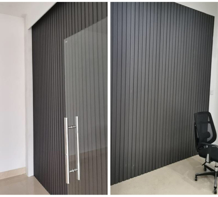 Calidad Minimalist WPC Bamboo Wood Fiber Wallboard Waterproof Fireproof fábrica