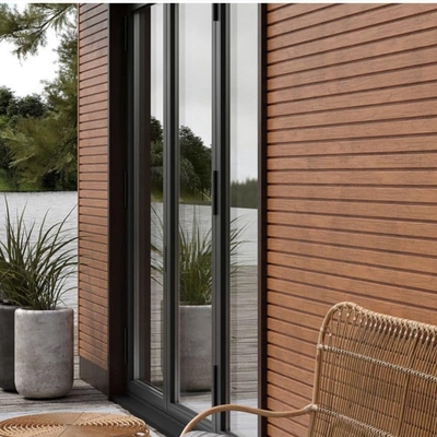 Calidad Modern Waterproof WPC Bamboo Wood Fiber Wall Panel fábrica