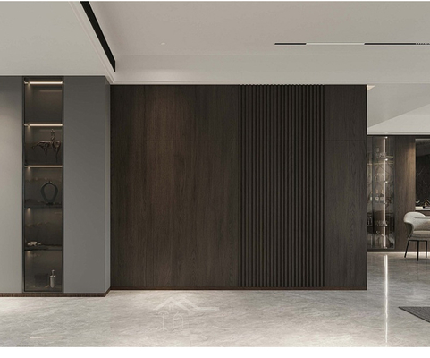 WPC PVC Wooden Wall Panel for Office and Hospital Decoration